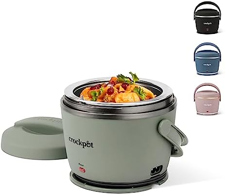 Crock-Pot Portable Electric Lunch Box Food Warmer – Green D82IKI